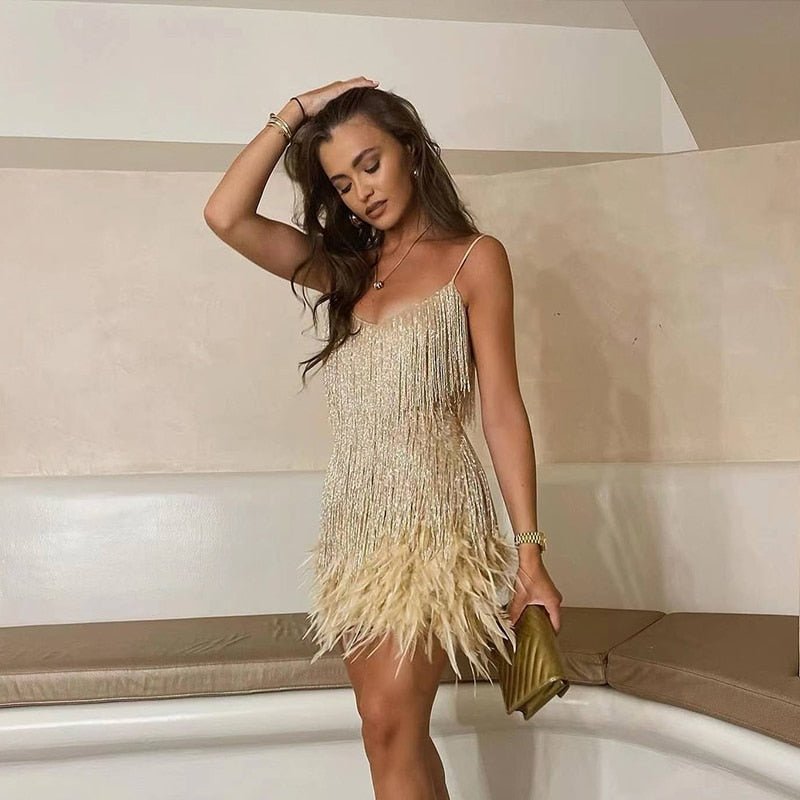 Fifi Fringe Mini Dress