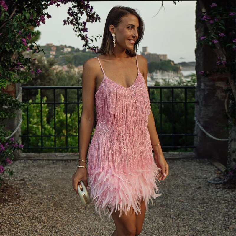 Fifi Fringe Mini Dress