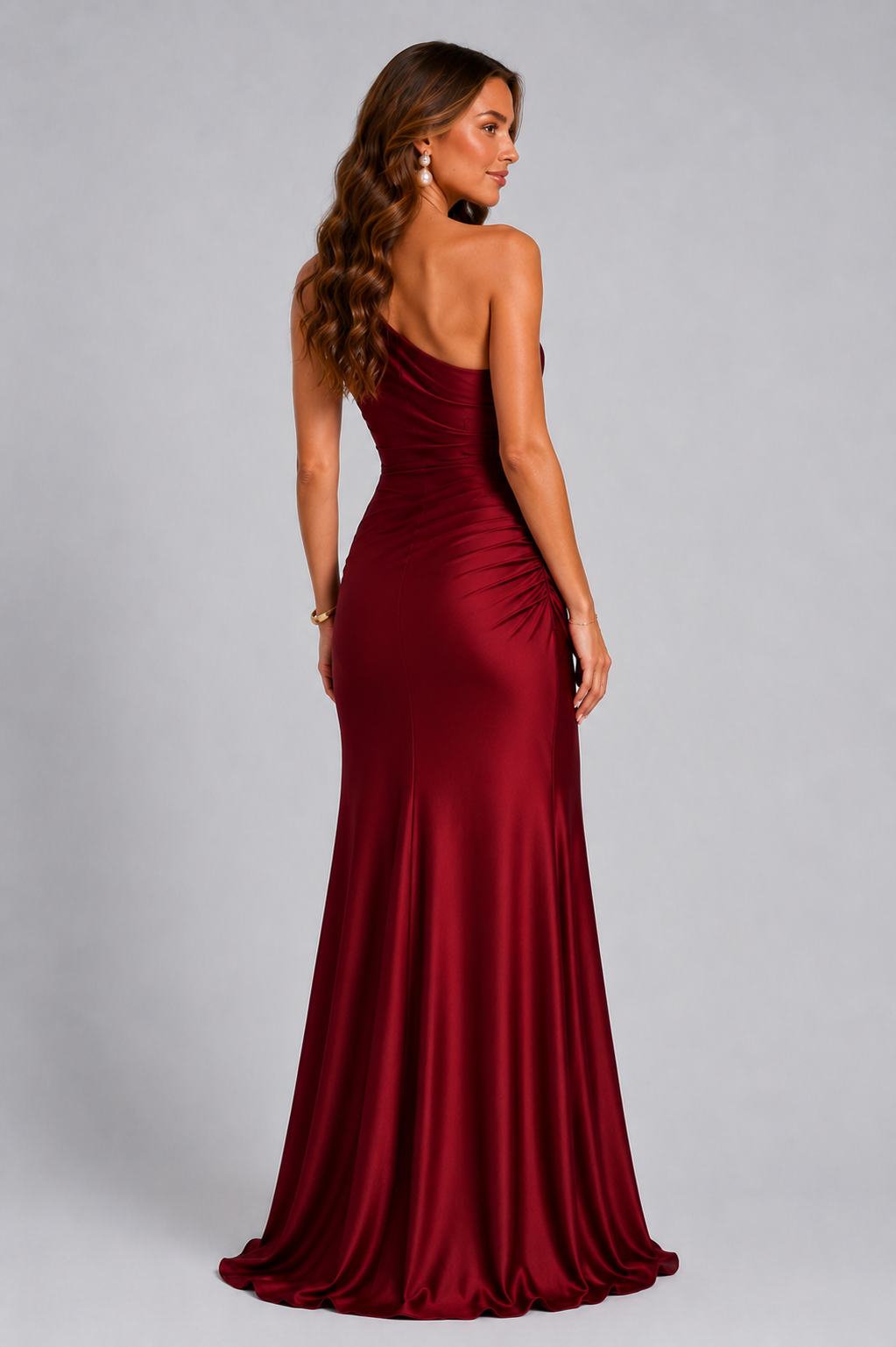 Aurelia One-Shoulder Draped Maxi Dress